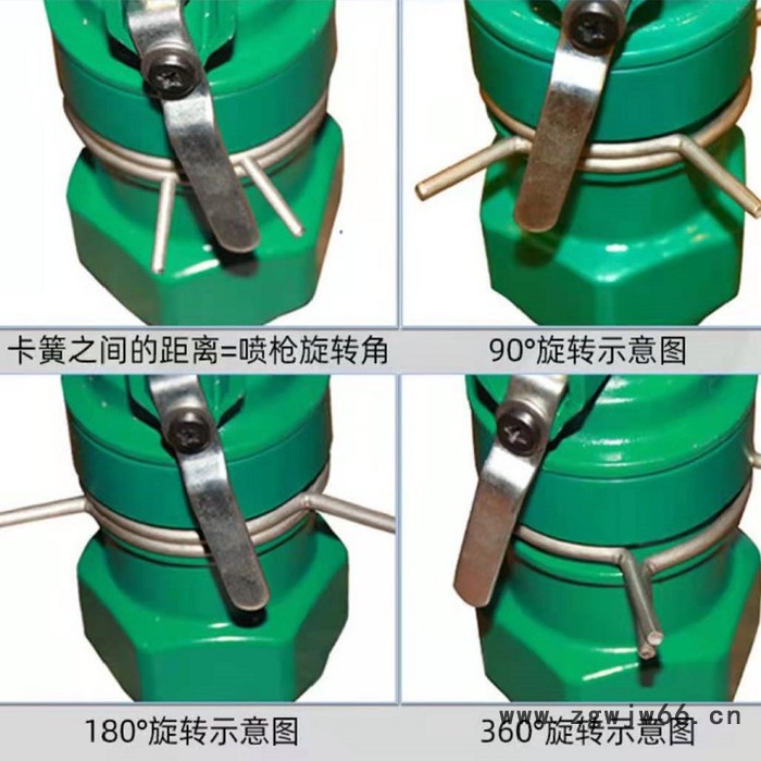 南瑞節水搖臂式噴槍帶支架 360度旋轉 可除塵 霧化好