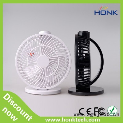 HONK HK-F2040 臺式電風扇迷你USB風扇無刷電機超靜音 仰臥調節風扇創意小家電