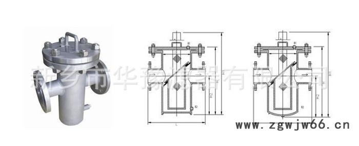 直通籃式過濾器DN200 PN1.0  新鄉過濾器