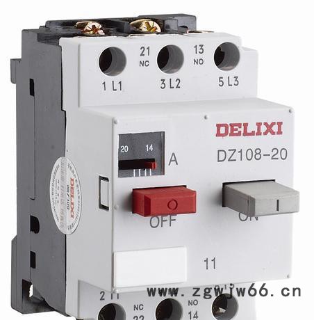 德力西電動機斷路器DZ108-63/10電機保護器40-63A