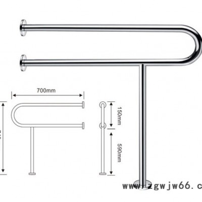 衛浴扶手 不銹鋼304 立柱單U扶手 便于不便行動之人 佳悅鑫 簡潔大方式 廠家直銷包郵