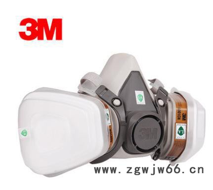 三重防偽 3M6100 防毒面具七件套 噴漆農藥防塵化工口罩