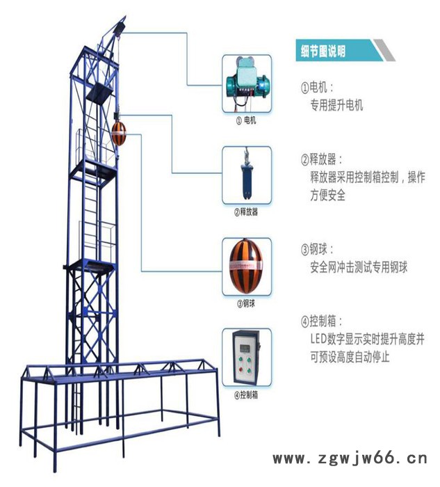 品德 PDTW-3060 安全帶安全網綜合試驗機