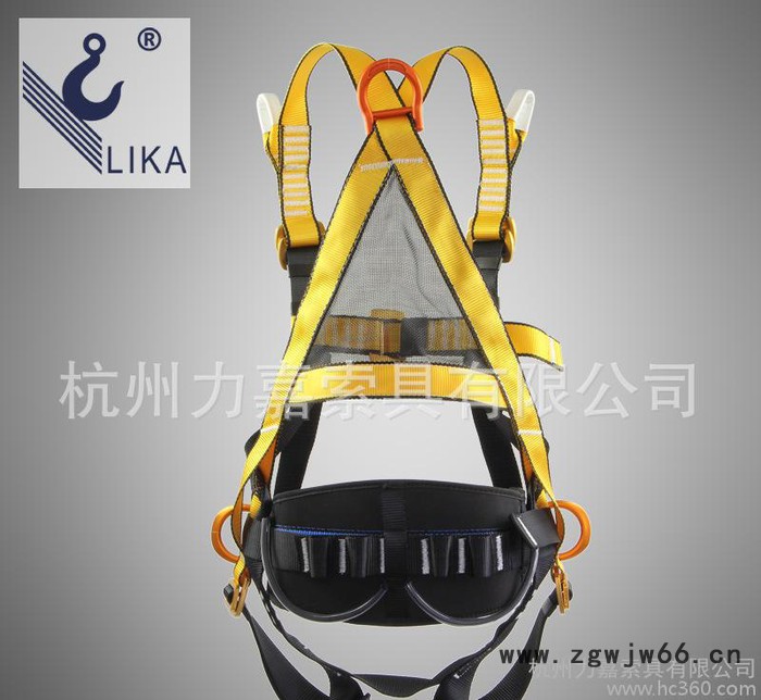 高空勞動(dòng)防護(hù)攀巖安全帶防護(hù)帶lika-H531可調(diào)全身消防安